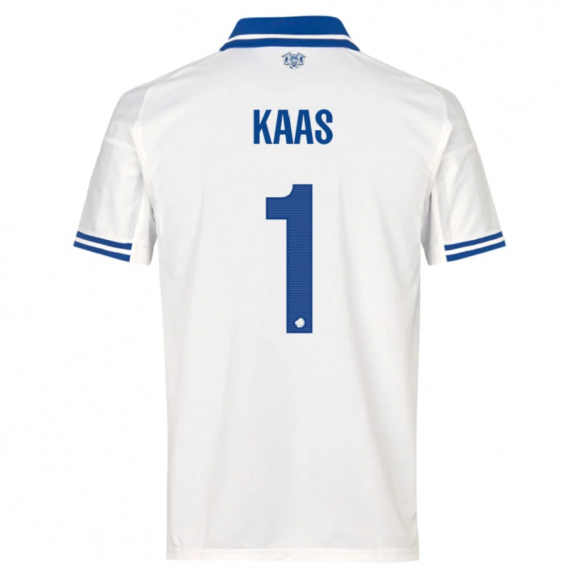 Danxen Mujer Camiseta Anna Kaas #1 Blanco Azul 1ª Equipación 2025/26 La Camisa