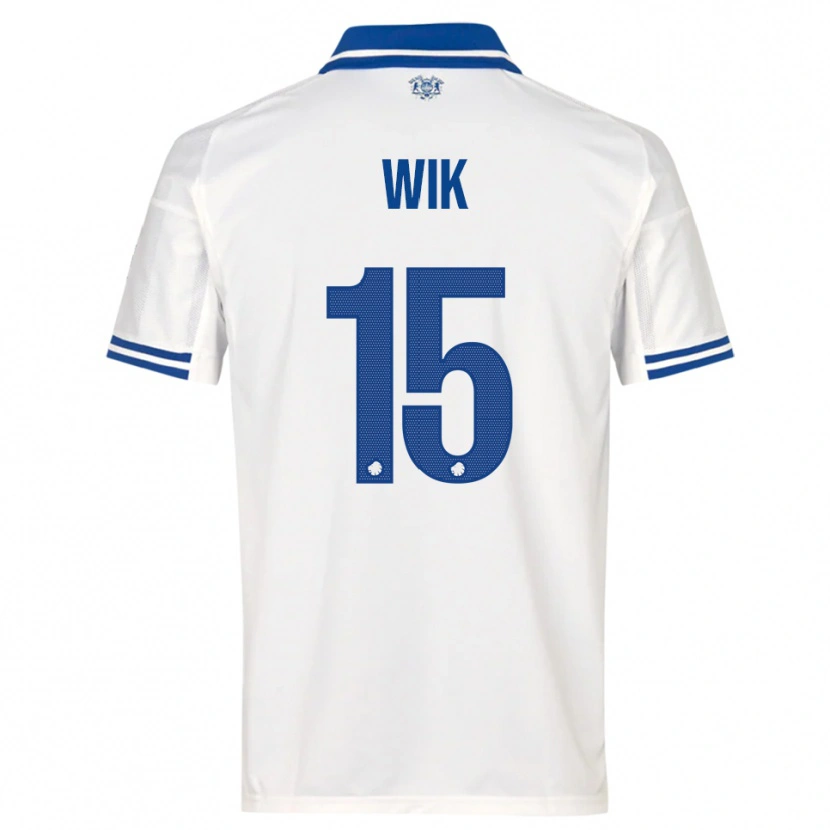 Danxen Mujer Camiseta Viktoria Wik #15 Blanco Azul 1ª Equipación 2025/26 La Camisa