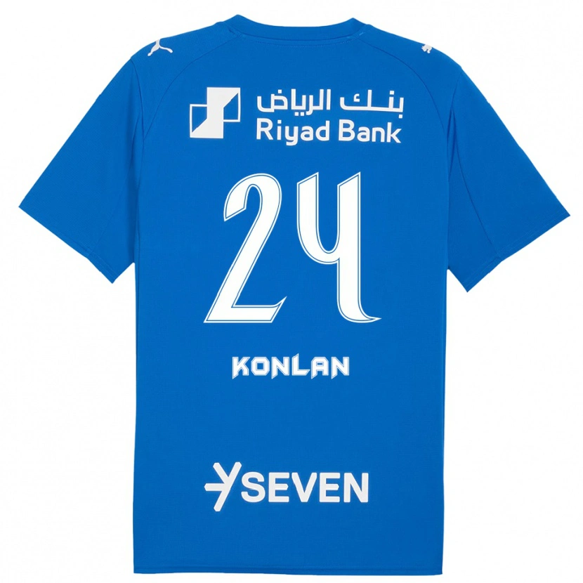 Danxen Mujer Camiseta Cynthia Konlan #24 Azul Blanco 1ª Equipación 2025/26 La Camisa