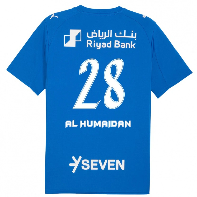 Danxen Mujer Camiseta Fay Al-Humaidan #28 Azul Blanco 1ª Equipación 2025/26 La Camisa