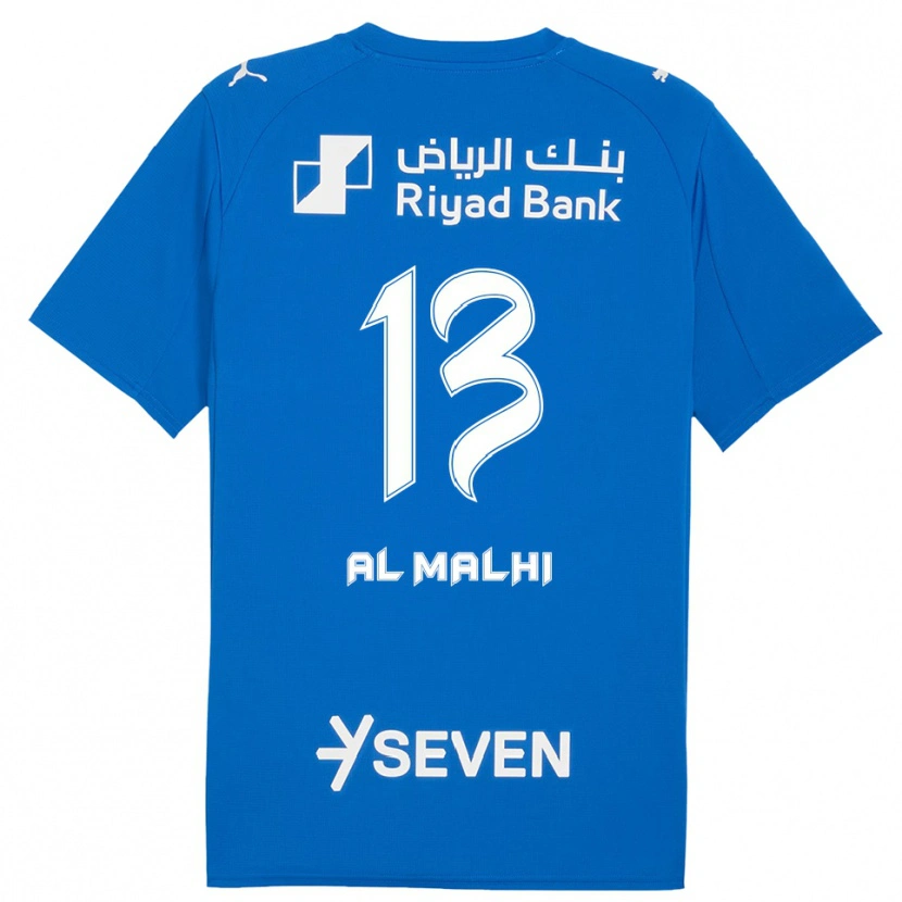 Danxen Mujer Camiseta Al Muhra Al-Malhi #13 Azul Blanco 1ª Equipación 2025/26 La Camisa