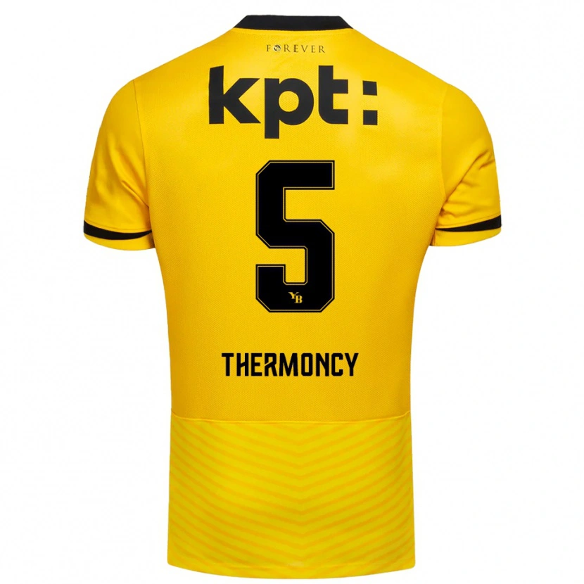 Danxen Mujer Camiseta Keeto Thermoncy #5 Amarillo Negro 1ª Equipación 2025/26 La Camisa