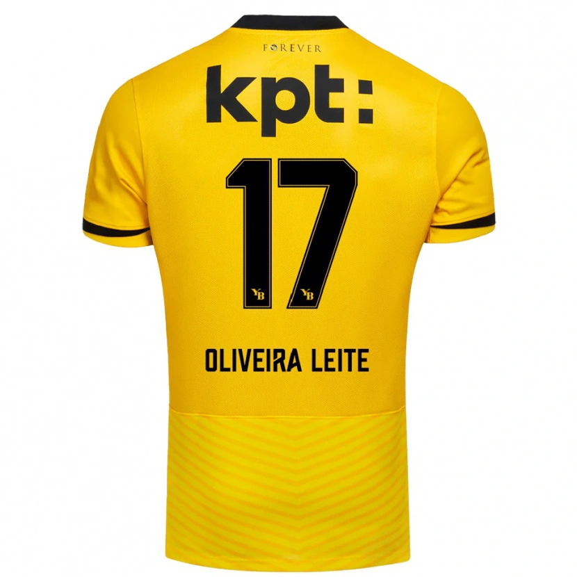 Danxen Mujer Camiseta Ana Oliveira Leite #17 Amarillo Negro 1ª Equipación 2025/26 La Camisa