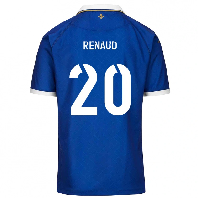 Danxen Mujer Camiseta Tom Renaud #20 Azul Dorado 1ª Equipación 2025/26 La Camisa