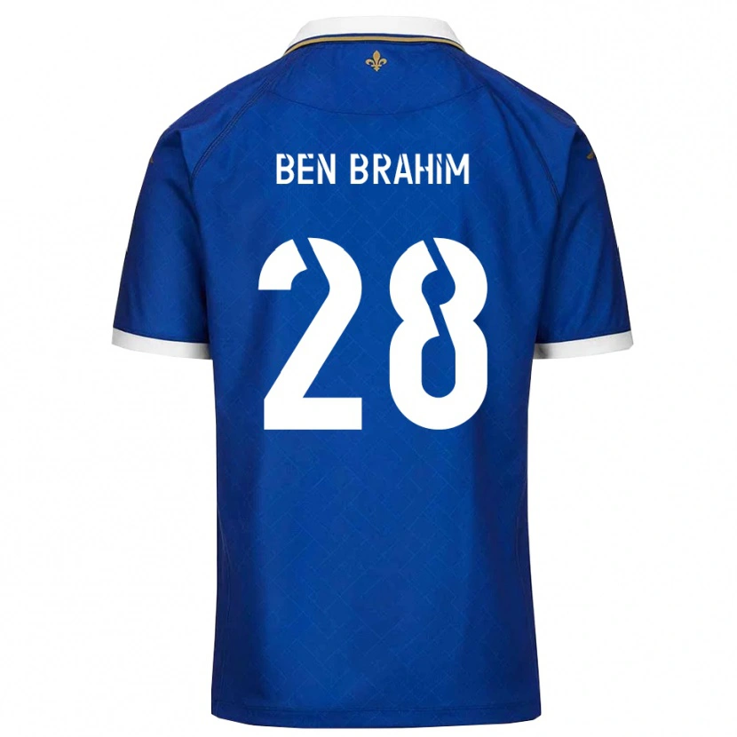 Danxen Mujer Camiseta Samir Ben Brahim #28 Azul Dorado 1ª Equipación 2025/26 La Camisa
