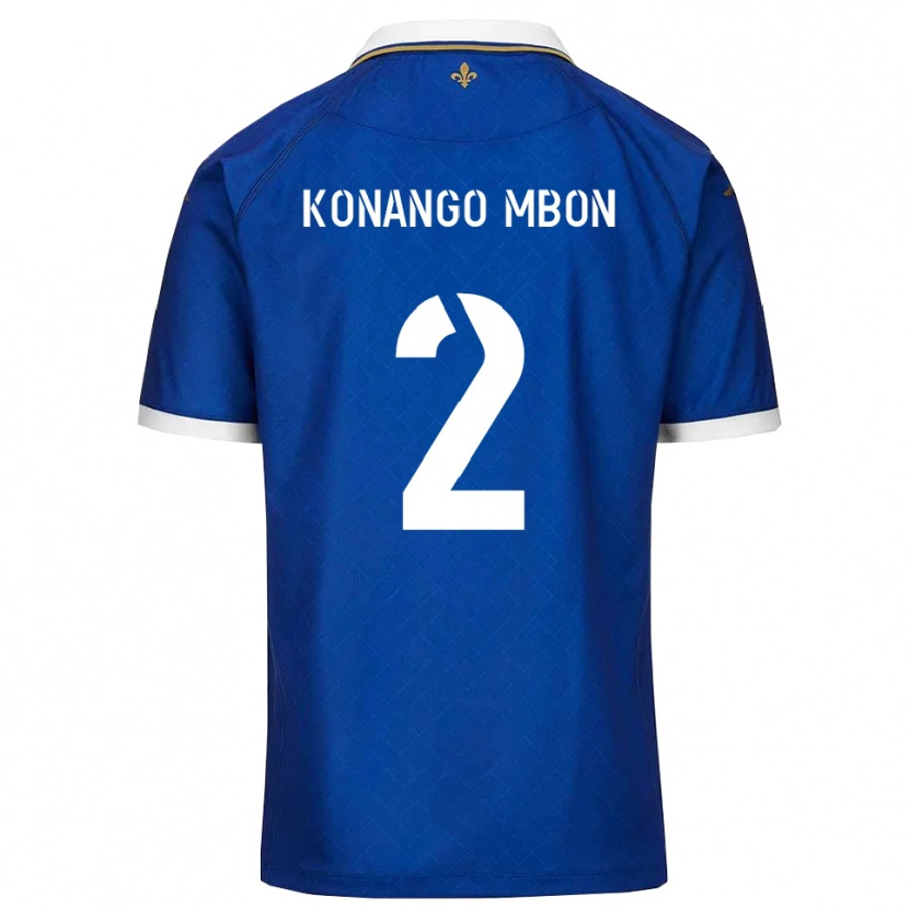 Danxen Mujer Camiseta Jordan Konango Mbon #2 Azul Dorado 1ª Equipación 2025/26 La Camisa