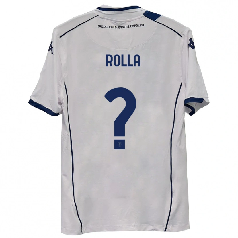 Danxen Mujer Camiseta Nicola Rolla #0 Azul Marino Oscuro 2ª Equipación 2025/26 La Camisa
