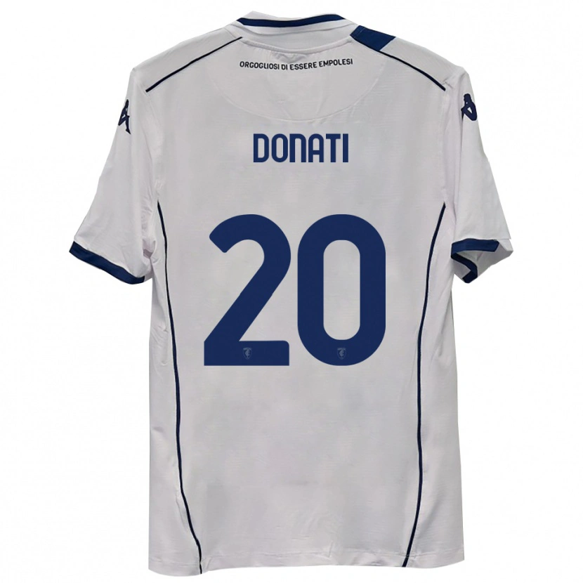 Danxen Mujer Camiseta Francesco Donati #20 Azul Marino Oscuro 2ª Equipación 2025/26 La Camisa