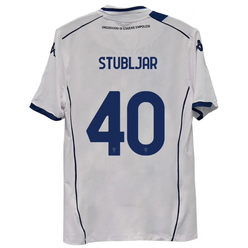 Danxen Mujer Camiseta Lovro Stubljar #40 Azul Marino Oscuro 2ª Equipación 2025/26 La Camisa
