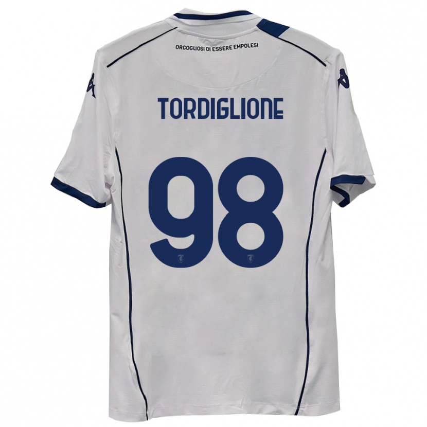 Danxen Mujer Camiseta Nicolò Tordiglione #98 Azul Marino Oscuro 2ª Equipación 2025/26 La Camisa