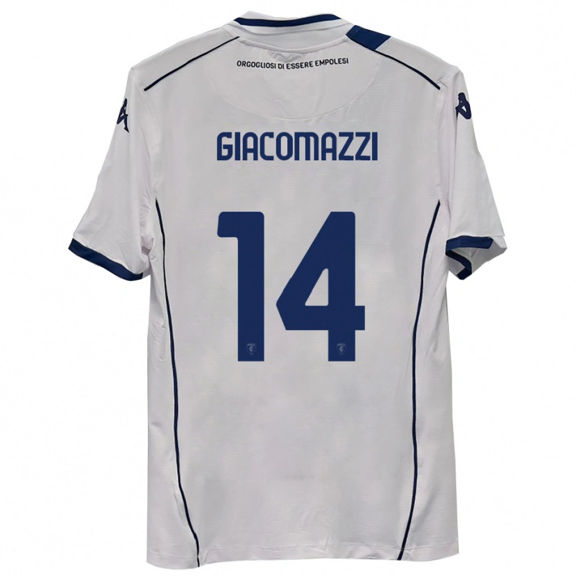 Danxen Mujer Camiseta Sebastián Giacomazzi #14 Azul Marino Oscuro 2ª Equipación 2025/26 La Camisa