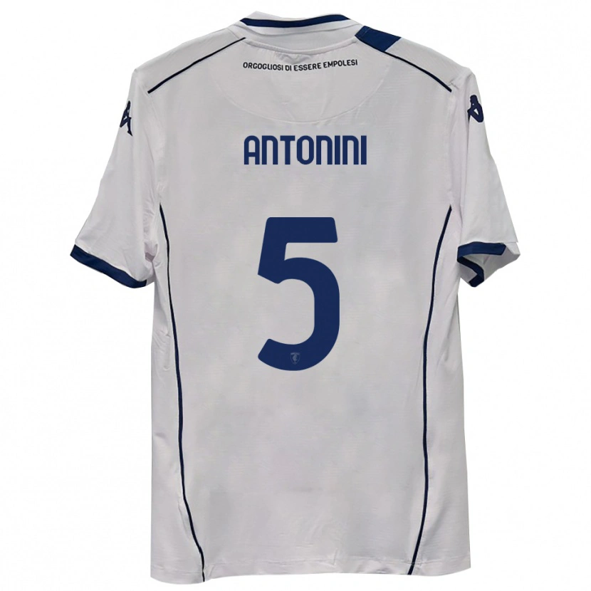 Danxen Mujer Camiseta Diego Antonini #5 Azul Marino Oscuro 2ª Equipación 2025/26 La Camisa