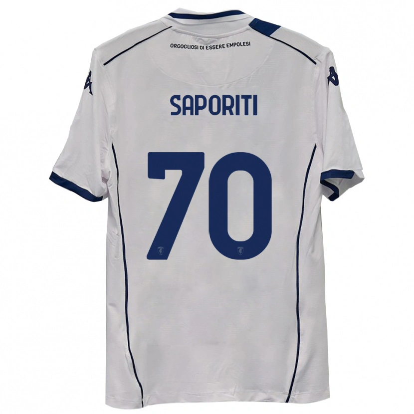 Danxen Mujer Camiseta Edoardo Saporiti #70 Azul Marino Oscuro 2ª Equipación 2025/26 La Camisa