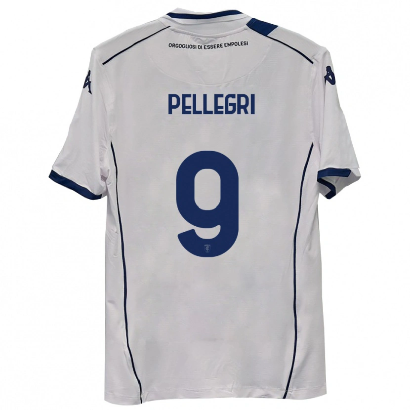 Danxen Mujer Camiseta Pietro Pellegri #9 Azul Marino Oscuro 2ª Equipación 2025/26 La Camisa