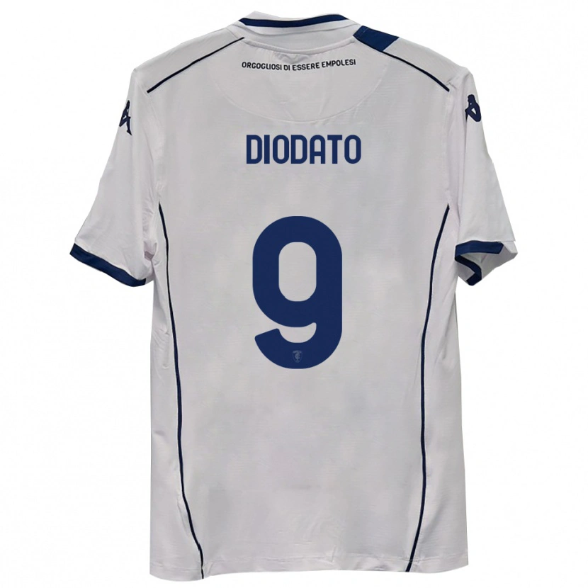 Danxen Mujer Camiseta Samuele Diodato #9 Azul Marino Oscuro 2ª Equipación 2025/26 La Camisa