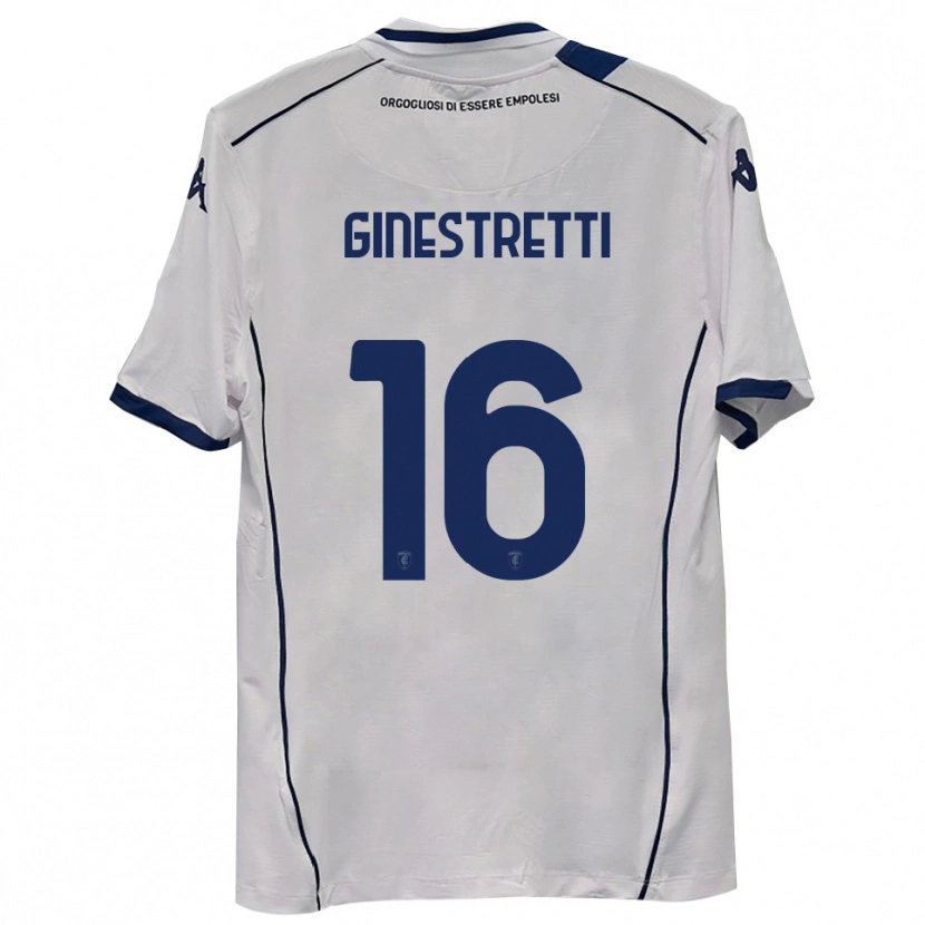 Danxen Mujer Camiseta Davide Ginestretti #16 Azul Marino Oscuro 2ª Equipación 2025/26 La Camisa