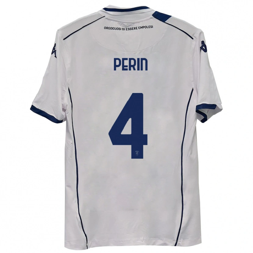 Danxen Mujer Camiseta Ernesto Perin #4 Azul Marino Oscuro 2ª Equipación 2025/26 La Camisa
