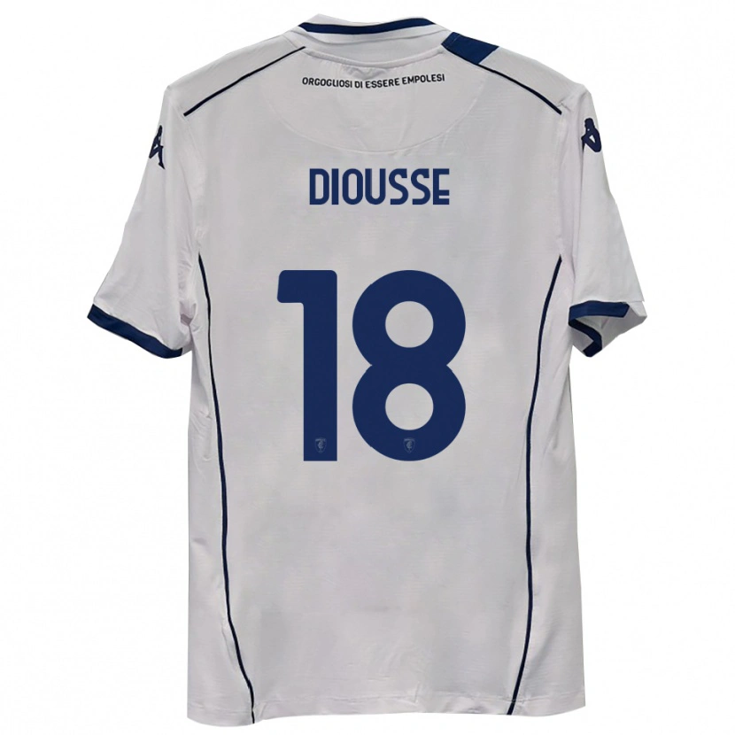Danxen Mujer Camiseta Birahim Diousse #18 Azul Marino Oscuro 2ª Equipación 2025/26 La Camisa
