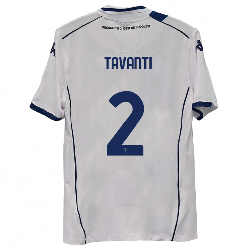Danxen Mujer Camiseta Samuele Tavanti #2 Azul Marino Oscuro 2ª Equipación 2025/26 La Camisa