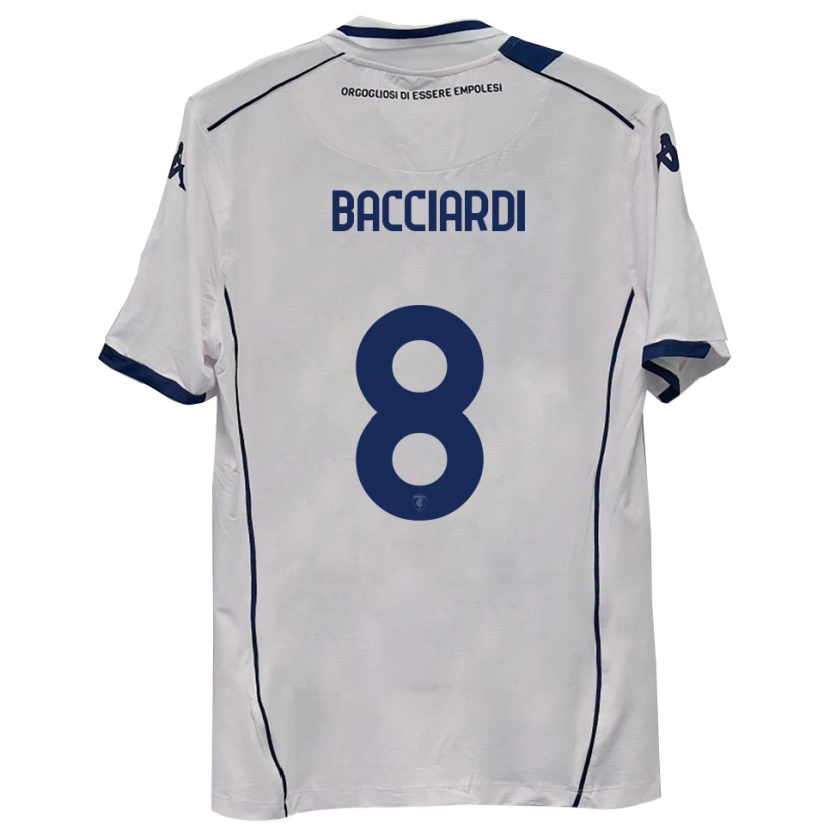 Danxen Mujer Camiseta Andrea Bacciardi #8 Azul Marino Oscuro 2ª Equipación 2025/26 La Camisa