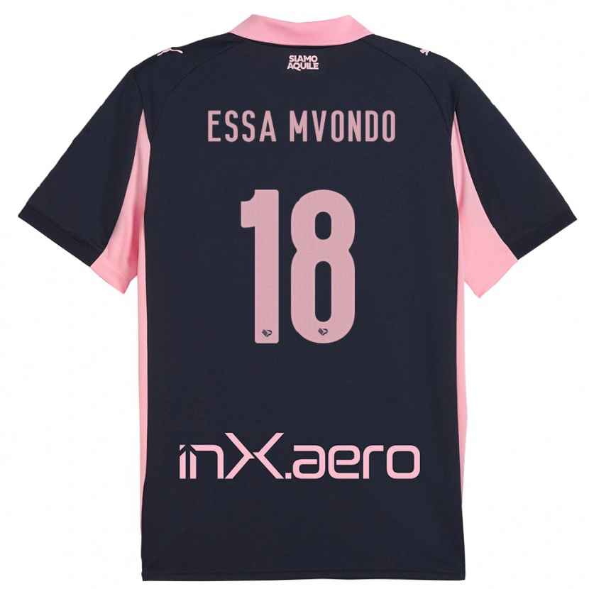 Danxen Mujer Camiseta Troy Evans Essa Mvondo #18 Marino Rosa 2ª Equipación 2025/26 La Camisa