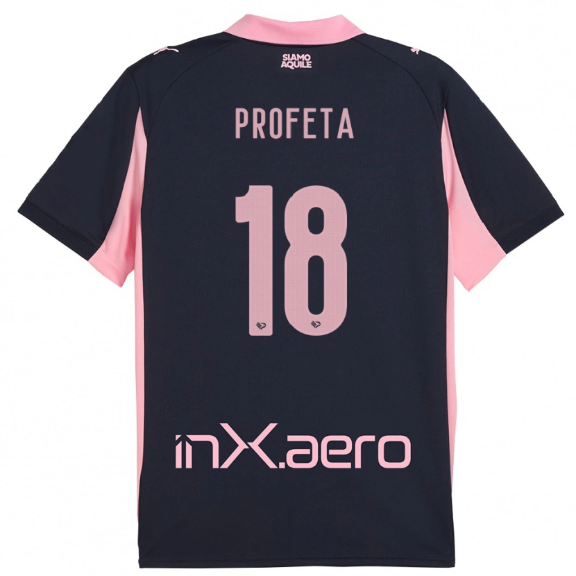 Danxen Mujer Camiseta Andrea Profeta #18 Marino Rosa 2ª Equipación 2025/26 La Camisa