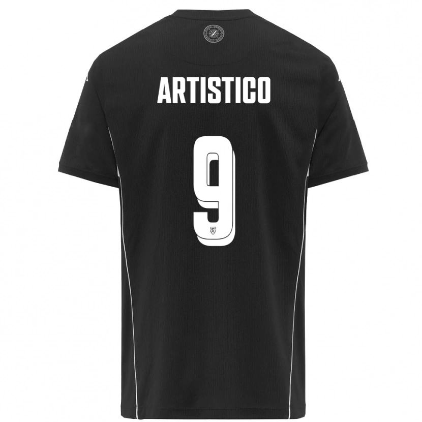 Danxen Mujer Camiseta Gabriele Artistico #9 Negro Blanco 2ª Equipación 2025/26 La Camisa