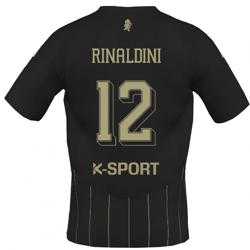 Danxen Mujer Camiseta Ruben Rinaldini #12 Gris Blanco 2ª Equipación 2025/26 La Camisa