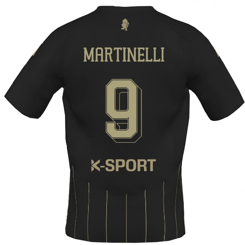Danxen Mujer Camiseta Riccardo Martinelli #9 Gris Blanco 2ª Equipación 2025/26 La Camisa