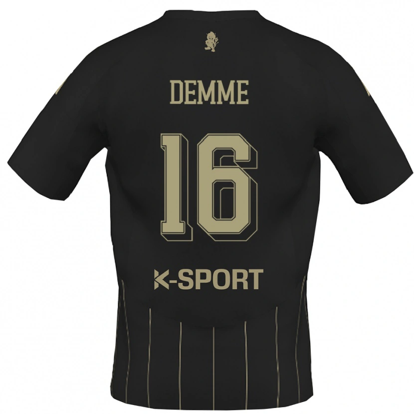 Danxen Mujer Camiseta Maurizio Demme #16 Gris Blanco 2ª Equipación 2025/26 La Camisa