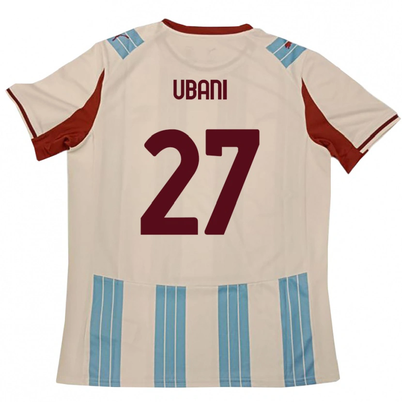 Danxen Mujer Camiseta Marlon Ubani #27 Azul Celeste Blanco 2ª Equipación 2025/26 La Camisa