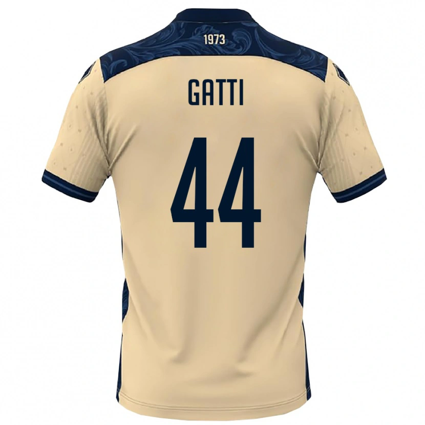 Danxen Mujer Camiseta Riccardo Gatti #44 Blanco Marino 2ª Equipación 2025/26 La Camisa