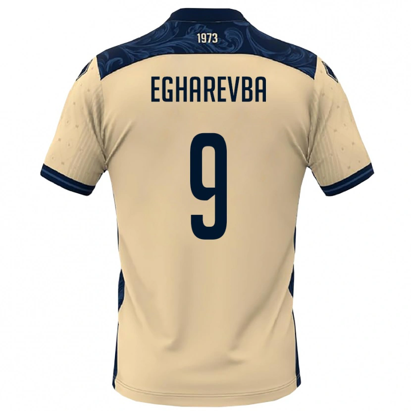 Danxen Mujer Camiseta Destiny Egharevba #9 Blanco Marino 2ª Equipación 2025/26 La Camisa