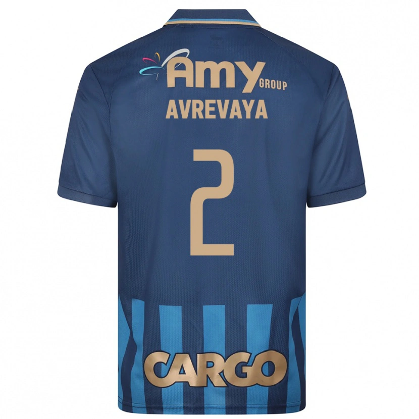 Danxen Mujer Camiseta Liroy Avrevaya #2 Azul Marino 2ª Equipación 2025/26 La Camisa