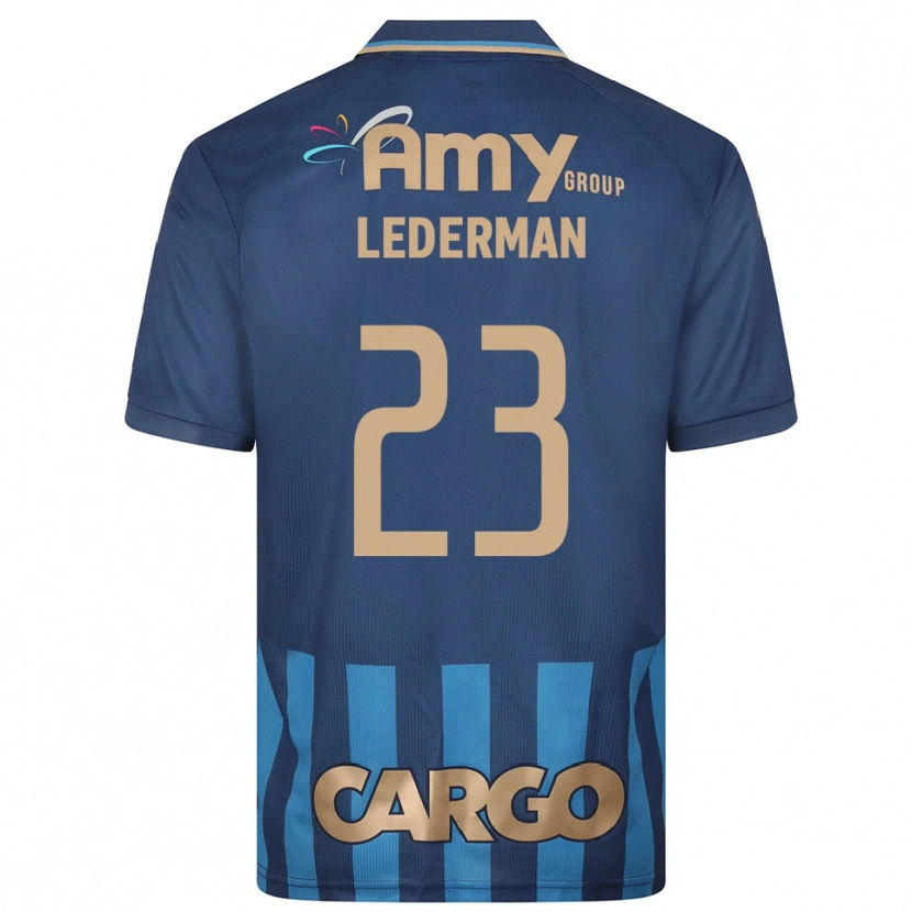 Danxen Mujer Camiseta Ben Lederman #23 Azul Marino 2ª Equipación 2025/26 La Camisa