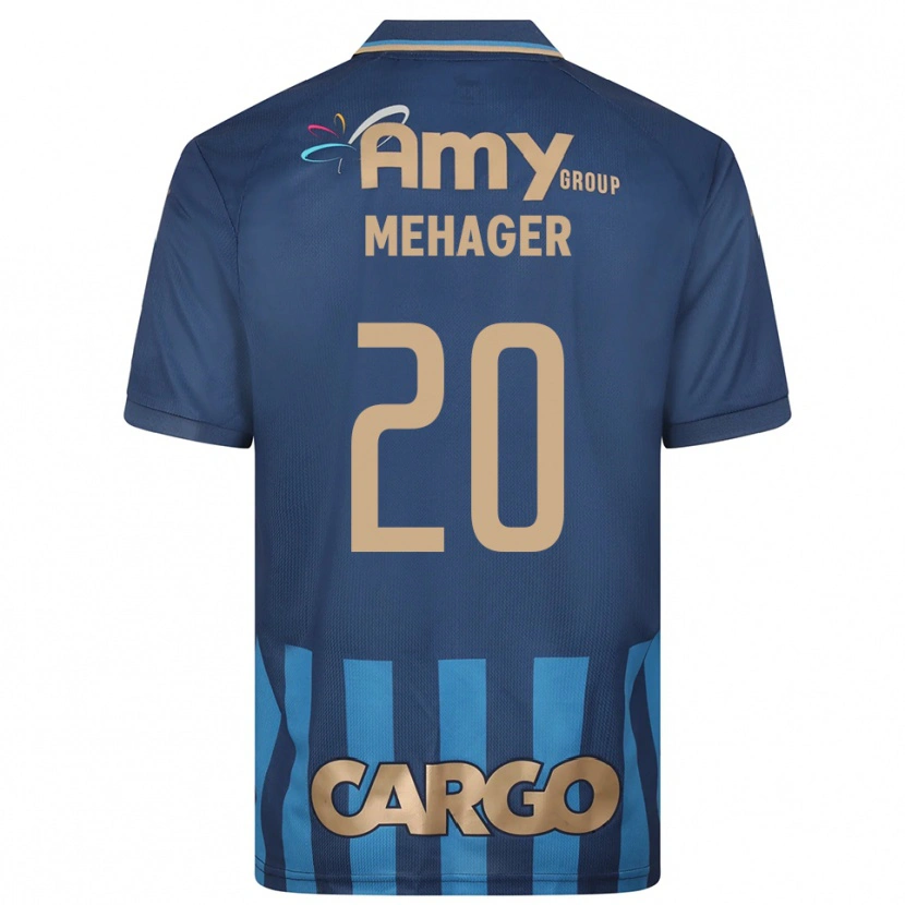 Danxen Mujer Camiseta Itay Mehager #20 Azul Marino 2ª Equipación 2025/26 La Camisa