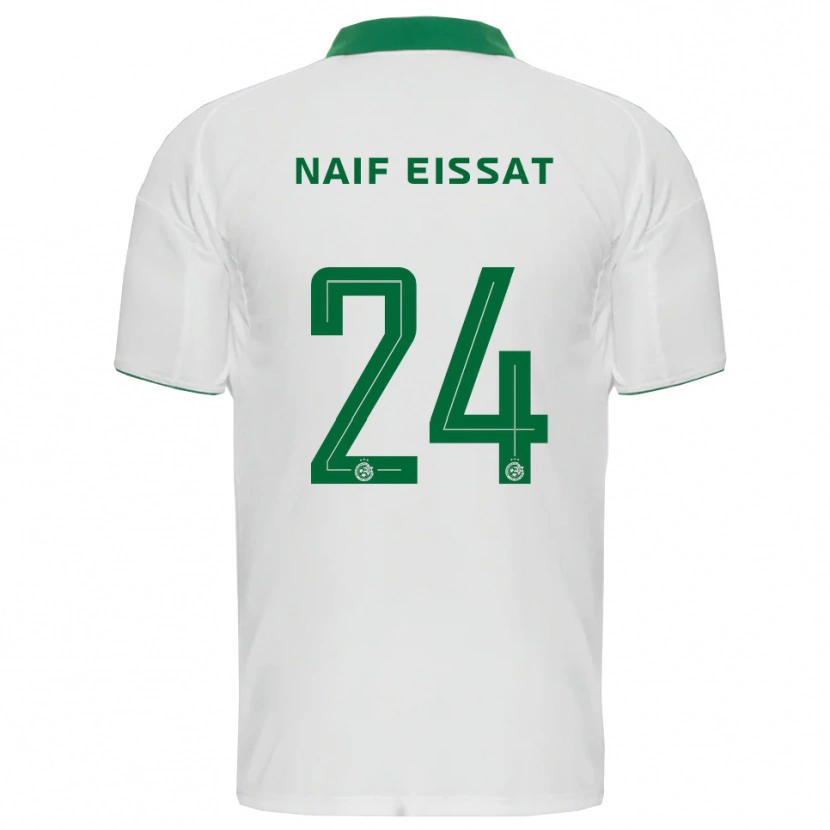 Danxen Mujer Camiseta Lisav Naif Eissat #24 Blanco Verde 2ª Equipación 2025/26 La Camisa