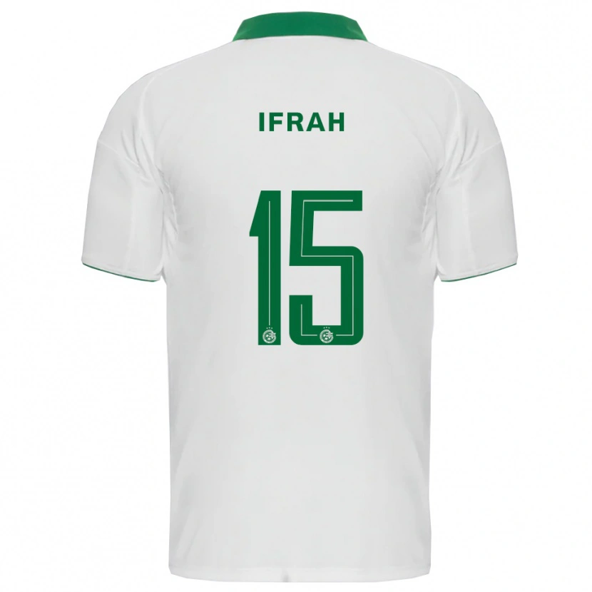 Danxen Mujer Camiseta Nehoray Ifrah #15 Blanco Verde 2ª Equipación 2025/26 La Camisa