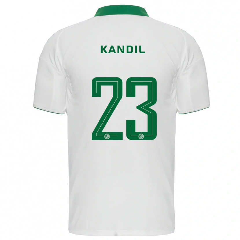 Danxen Mujer Camiseta Maor Kandil #23 Blanco Verde 2ª Equipación 2025/26 La Camisa
