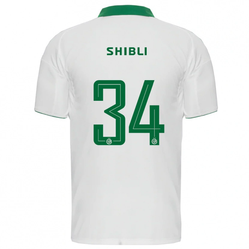 Danxen Mujer Camiseta Hamza Shibli #34 Blanco Verde 2ª Equipación 2025/26 La Camisa