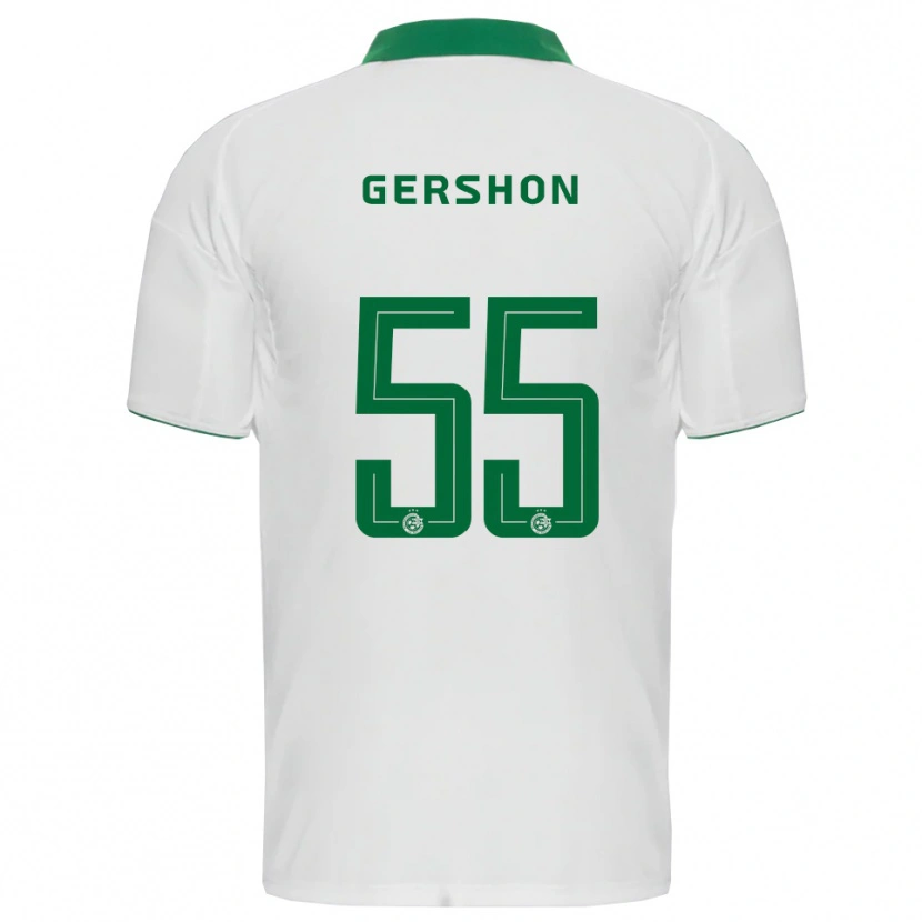 Danxen Mujer Camiseta Rami Gershon #55 Blanco Verde 2ª Equipación 2025/26 La Camisa