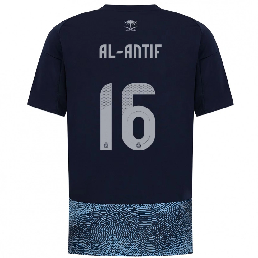 Danxen Mujer Camiseta Habib Al-Antif #16 Marino Azul Celeste 2ª Equipación 2025/26 La Camisa