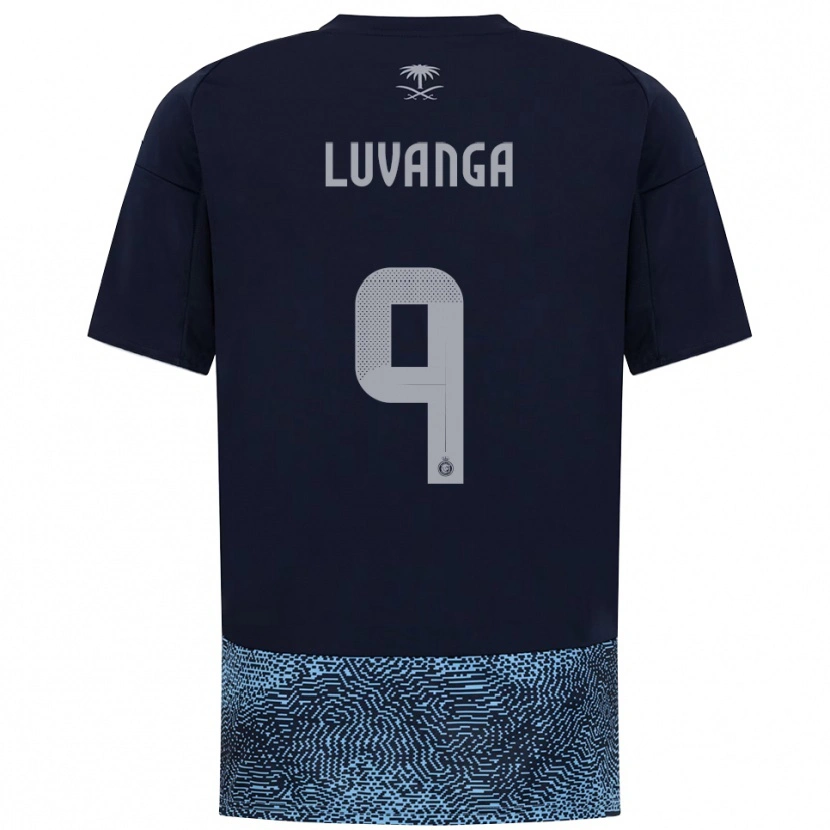 Danxen Mujer Camiseta Clara Luvanga #9 Marino Azul Celeste 2ª Equipación 2025/26 La Camisa