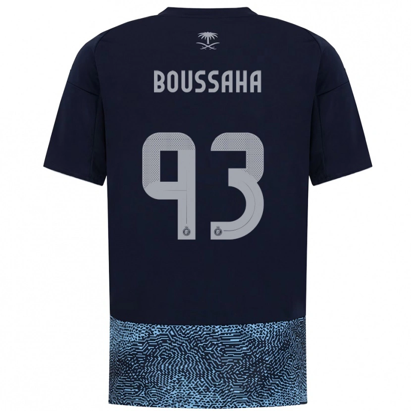 Danxen Mujer Camiseta Lina Boussaha #93 Marino Azul Celeste 2ª Equipación 2025/26 La Camisa