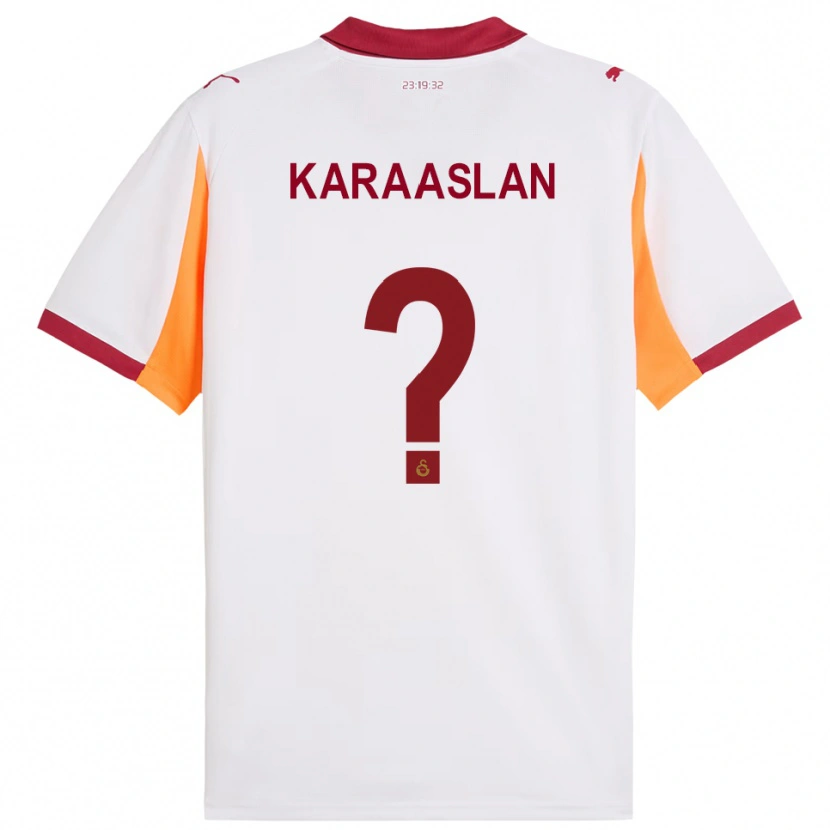 Danxen Mujer Camiseta Ahmet Kerem Karaaslan #0 Blanco Rojo 2ª Equipación 2025/26 La Camisa