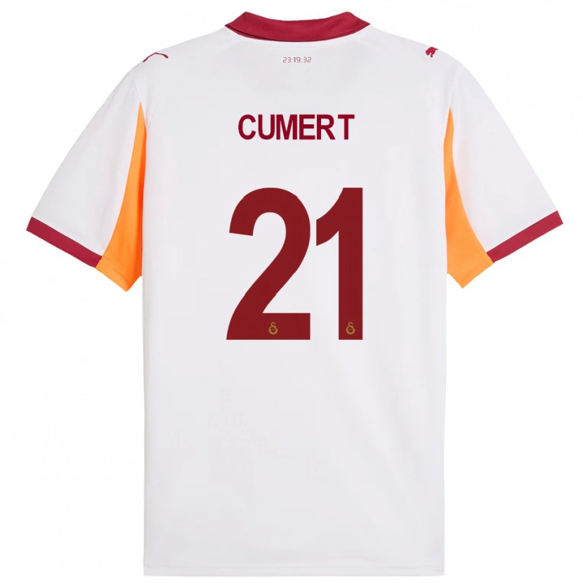 Danxen Mujer Camiseta Ecem Cumert #21 Blanco Rojo 2ª Equipación 2025/26 La Camisa