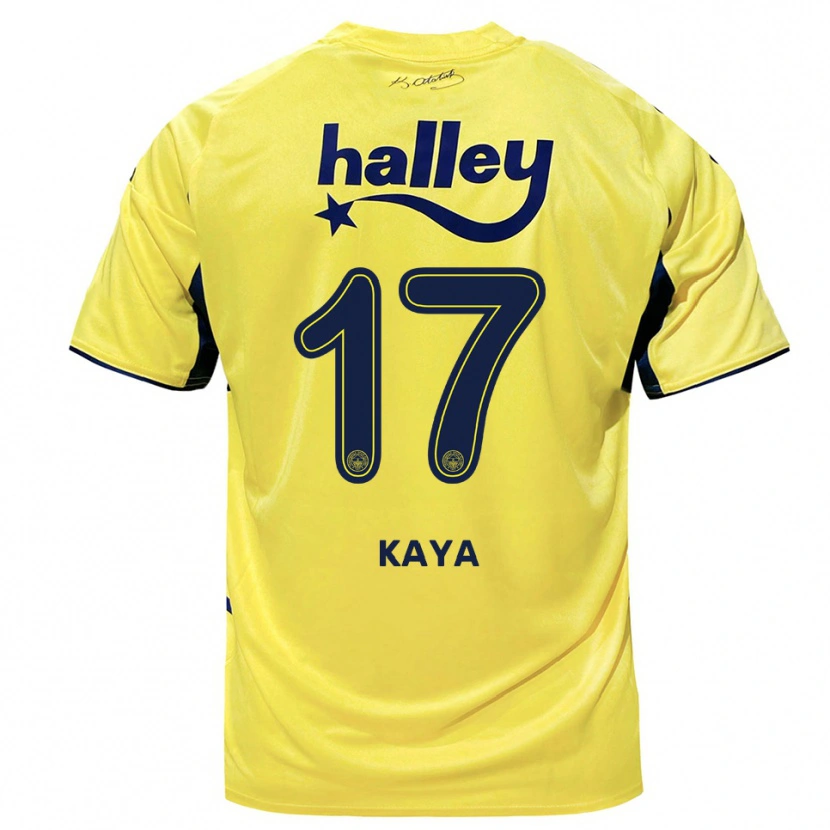 Danxen Mujer Camiseta İpek Kaya #17 Amarillo Marino 2ª Equipación 2025/26 La Camisa
