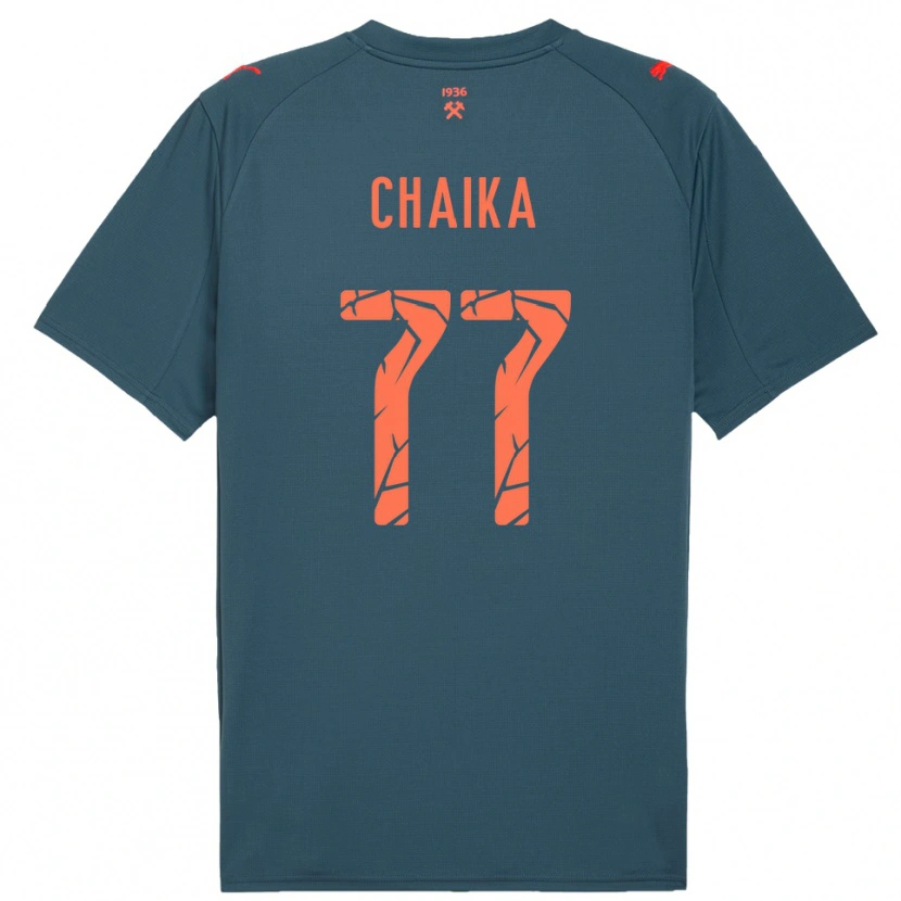 Danxen Mujer Camiseta Nadiia Chaika #77 Marino Rojo 2ª Equipación 2025/26 La Camisa