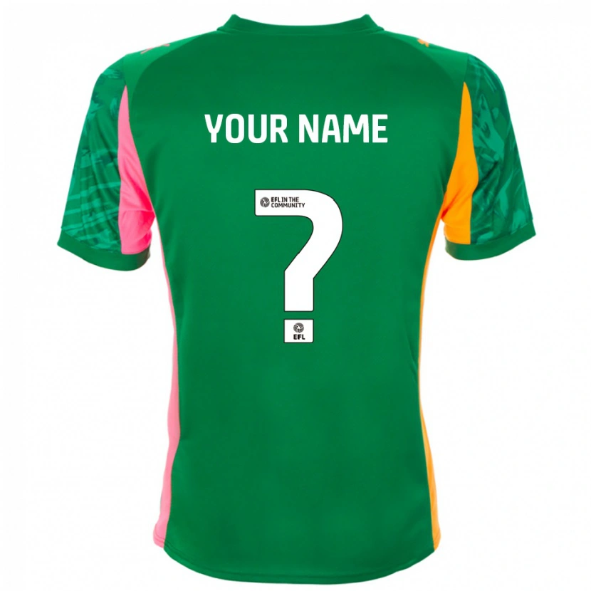 Danxen Niño Camiseta Blackpool FC Naranja Verde Portero Equipación 2025/26 La Camisa