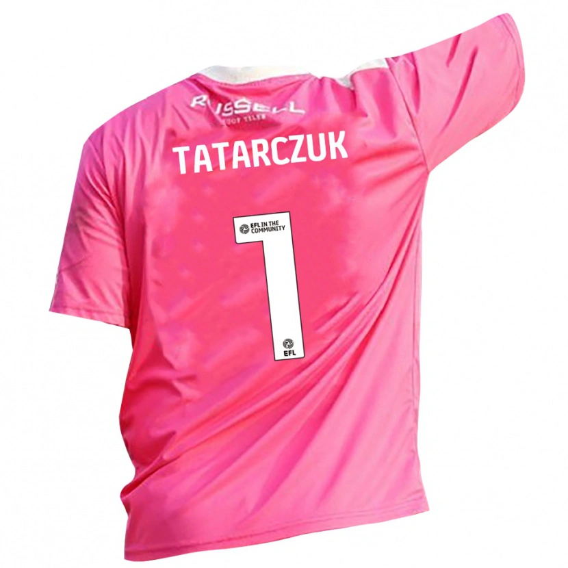 Danxen Niño Camiseta Olena Tatarczuk #1 Rosa Rosa Portero Equipación 2025/26 La Camisa